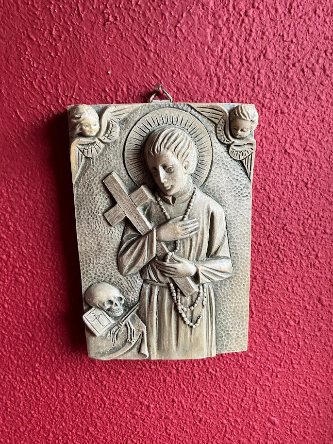Religie plaquette wandbeeld H. Gerardus Majella