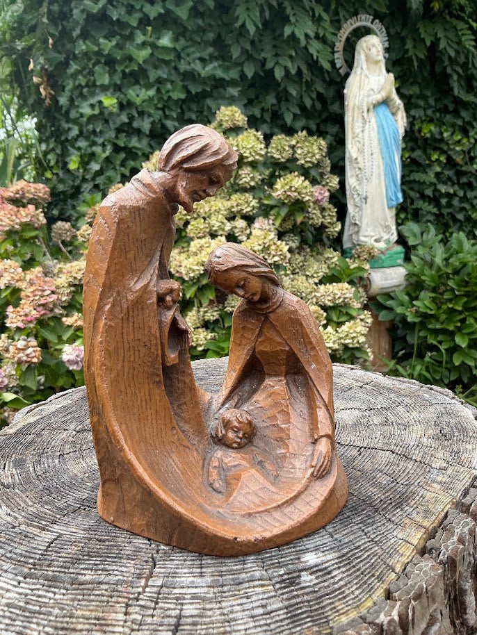 Kerstgroep heilige familie Jozef, Maria, kindje jezus