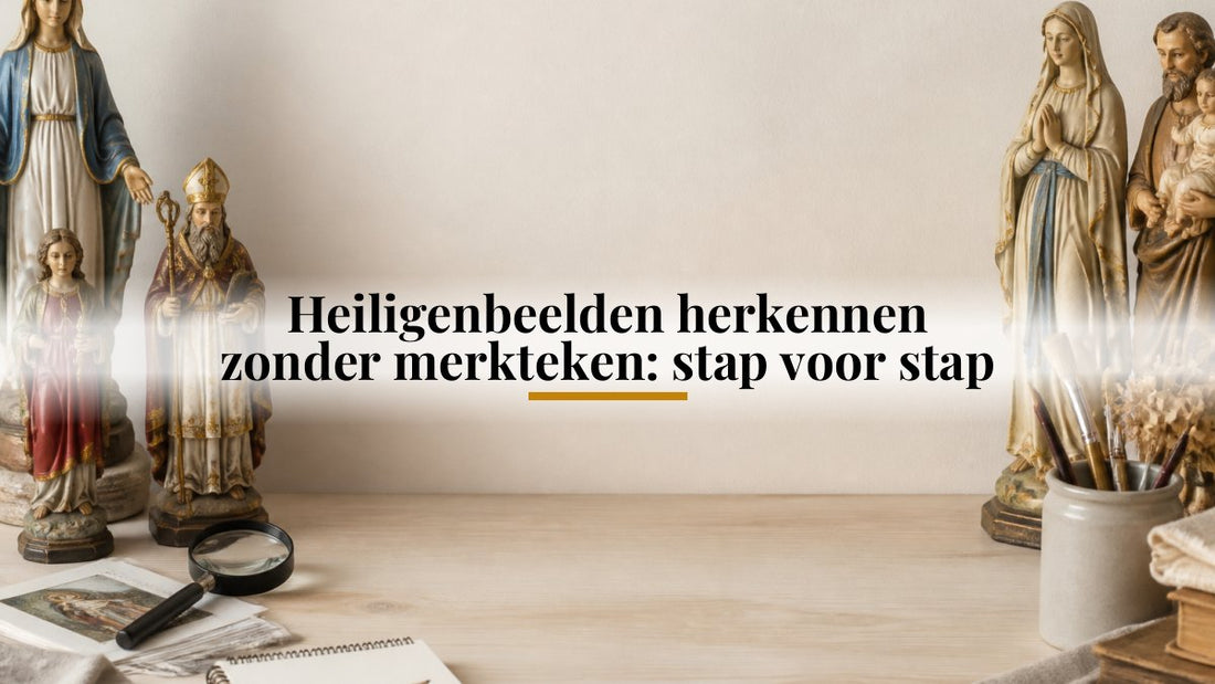 Heiligenbeelden herkennen zonder merkteken: stap voor stap