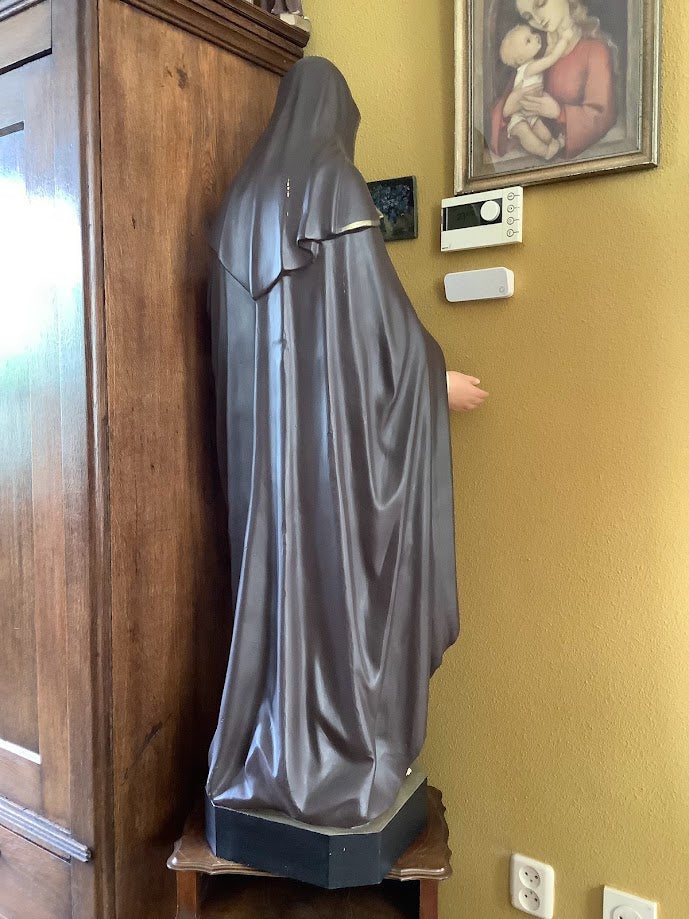 ¡Atención! SOLO RECOGIDA: Estatuilla religiosa belga única y rara de Santa Clara