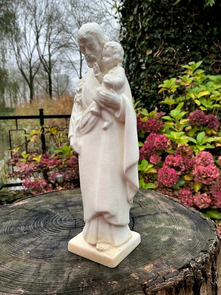 Goebel porcelain St Joseph figurine Joseph with infant Jesus