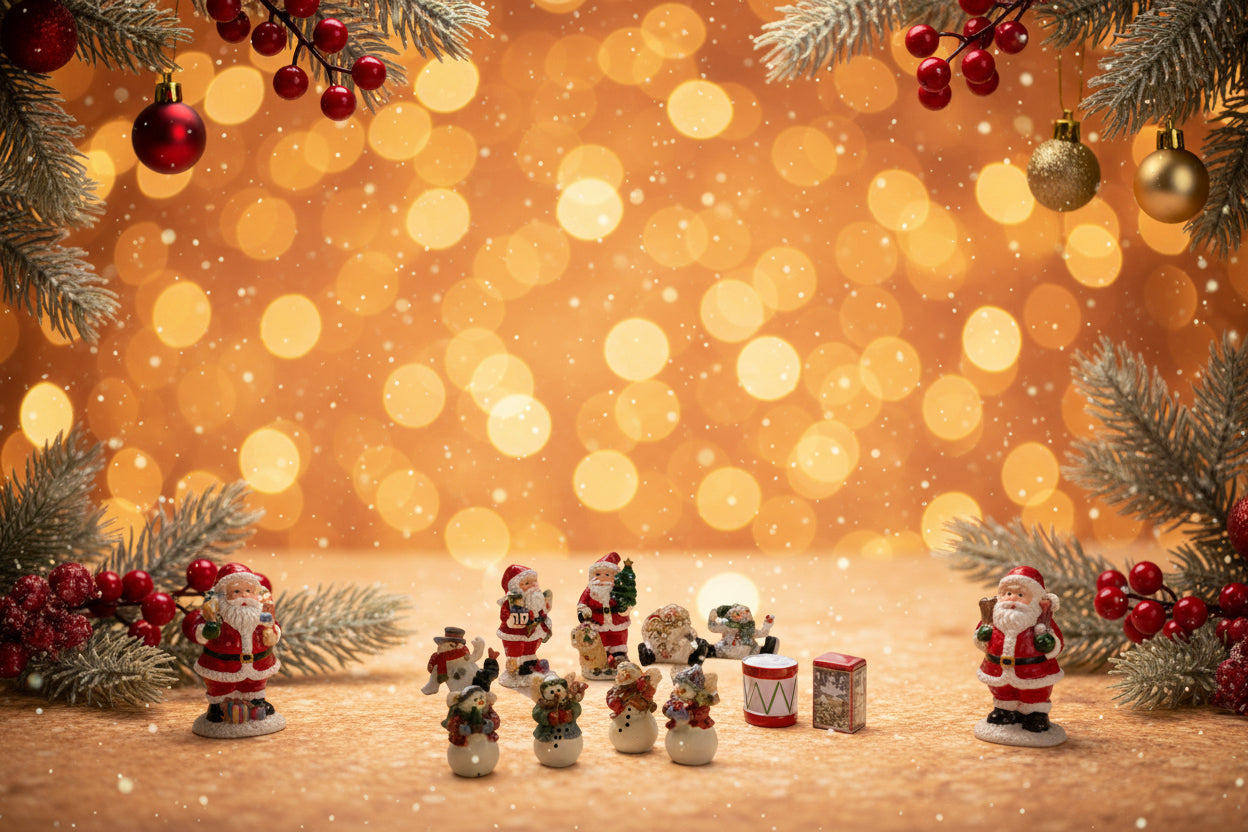Kerst verzameling kerstmannen , sneeuwpop, sneeuwmannen