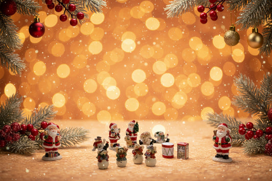 Christmas collection Santa Clauses, snowman, snowmen