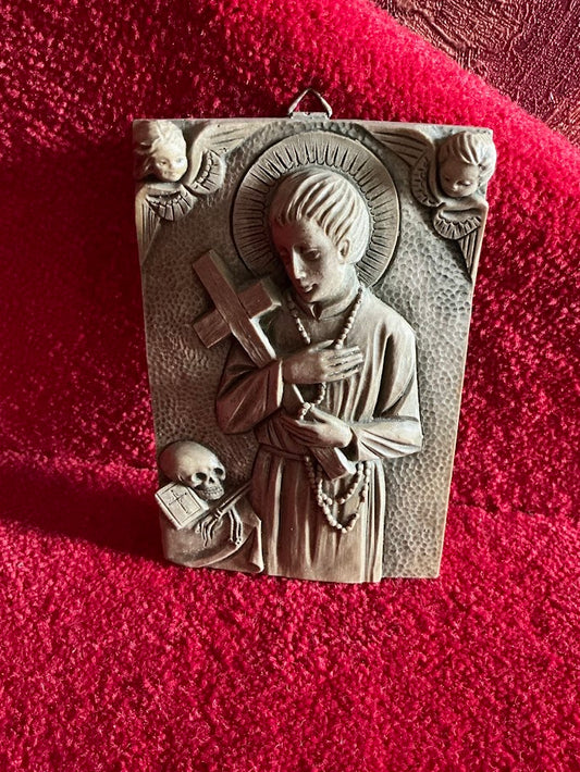 Religie plaquette wandbeeld H. Gerardus Majella