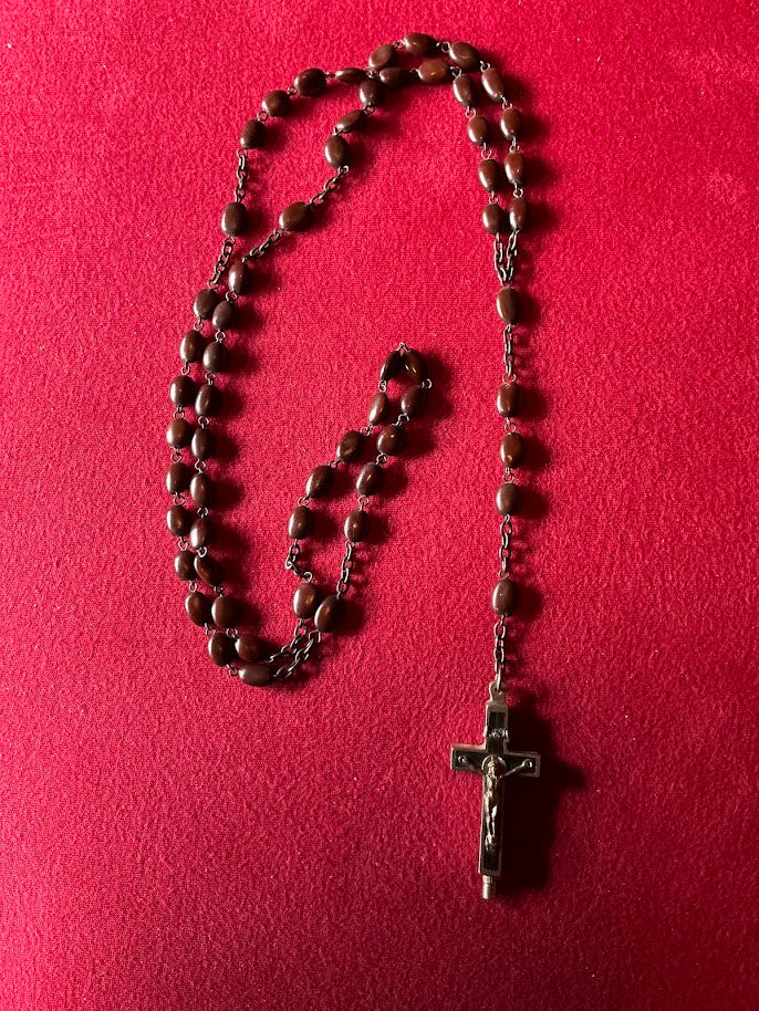 Rosario antico con reliquiario