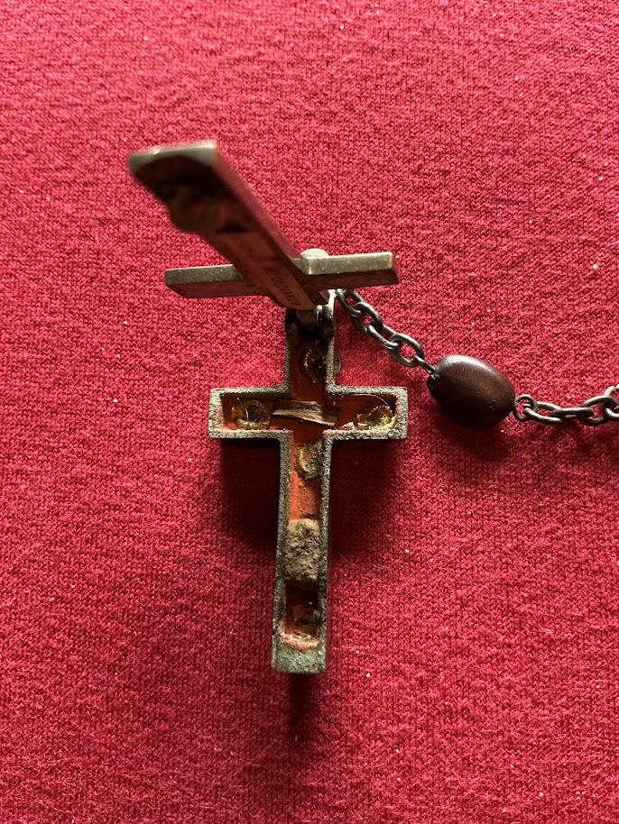 Rosario antico con reliquiario