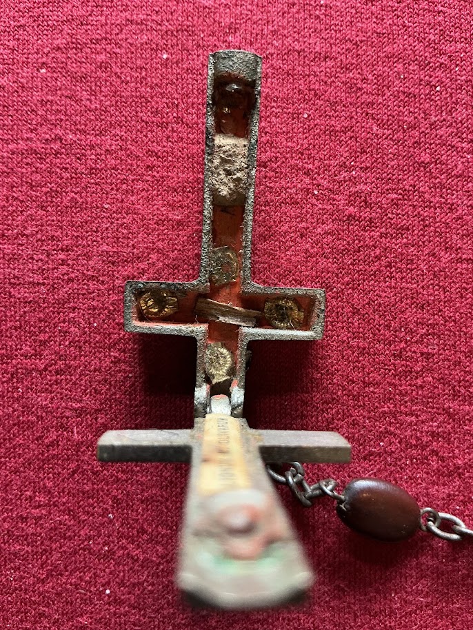 Rosario antico con reliquiario