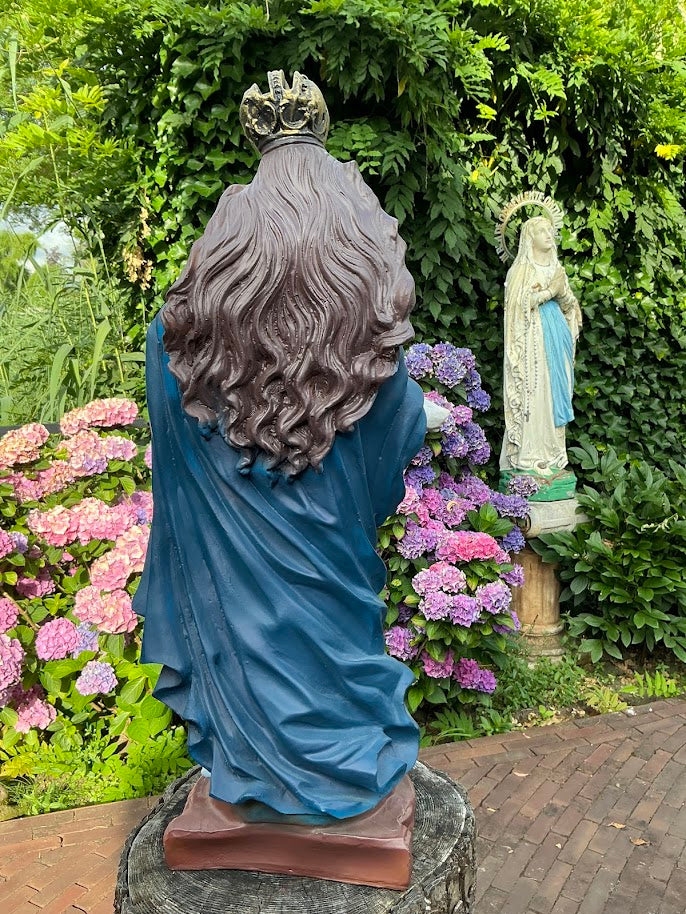 Mariabeeld Maria met kindje binnen/buiten