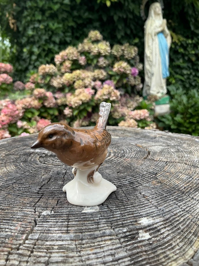 Zeldzaam GOEBEL Beeldje Winterkoninkje Zaunkonig