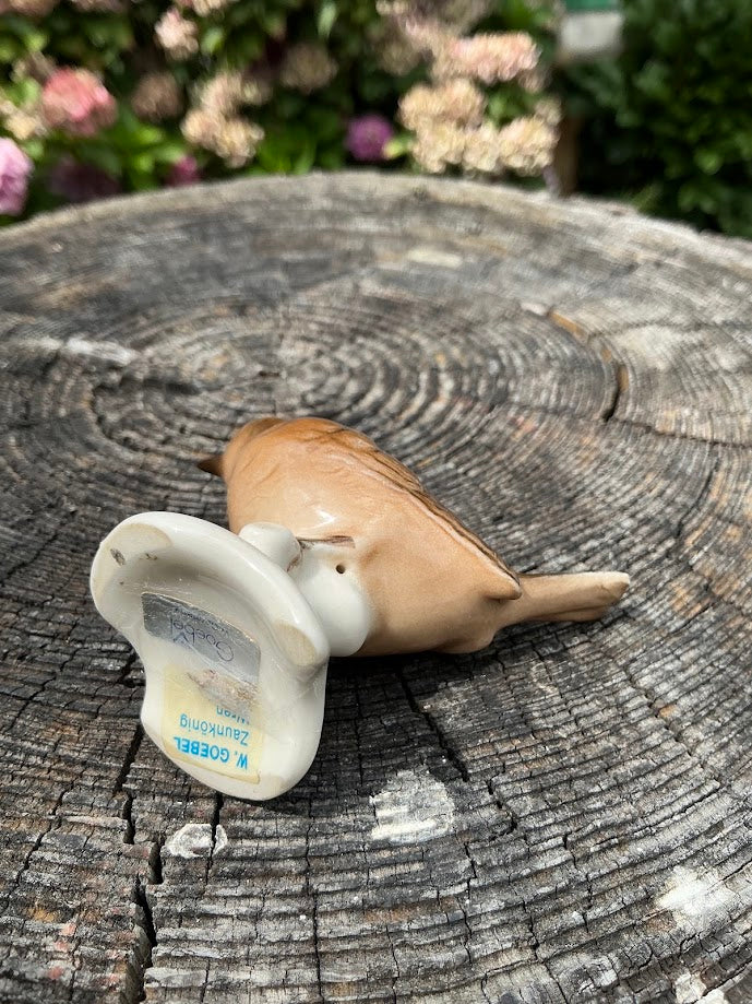 Zeldzaam GOEBEL Beeldje Winterkoninkje Zaunkonig