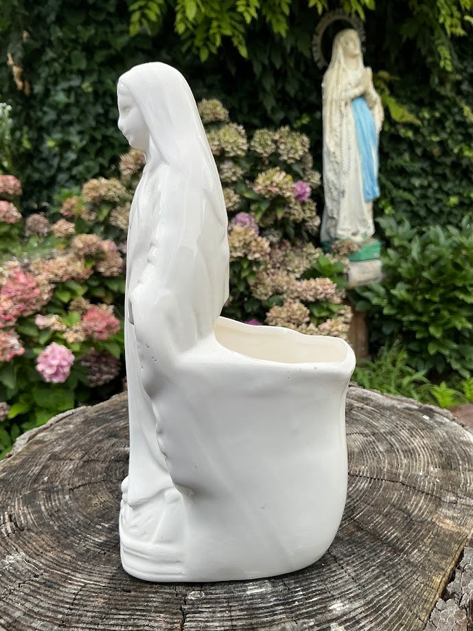 Vintage Porseleinen Wonderdadige Maria Plantenbakje