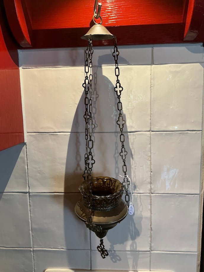 Antieke Franse godslamp kerk