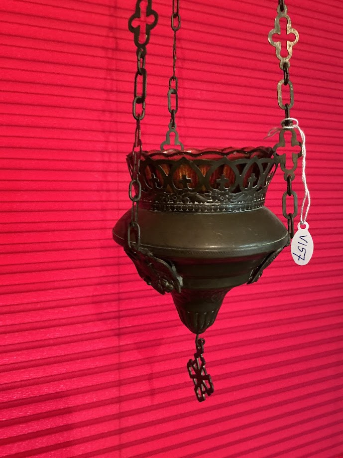 Antieke Franse godslamp kerk