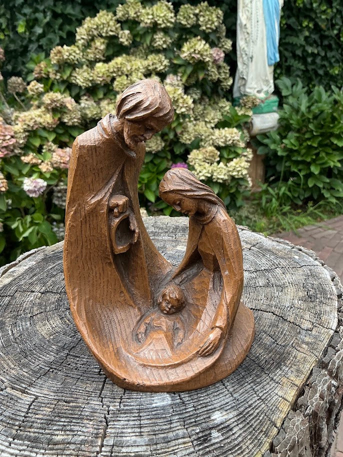 Kerstgroep heilige familie Jozef, Maria, kindje jezus