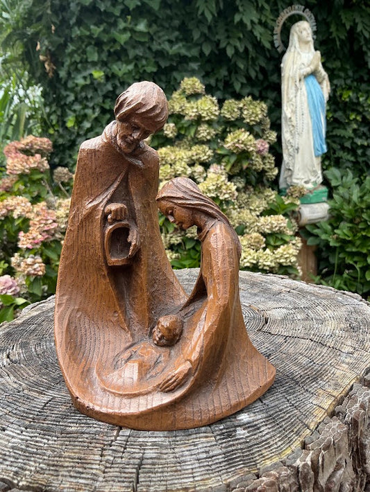 Kerstgroep heilige familie Jozef, Maria, kindje jezus