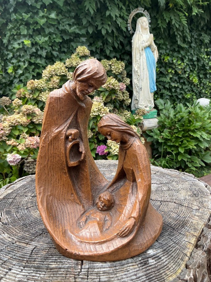 Kerstgroep heilige familie Jozef, Maria, kindje jezus