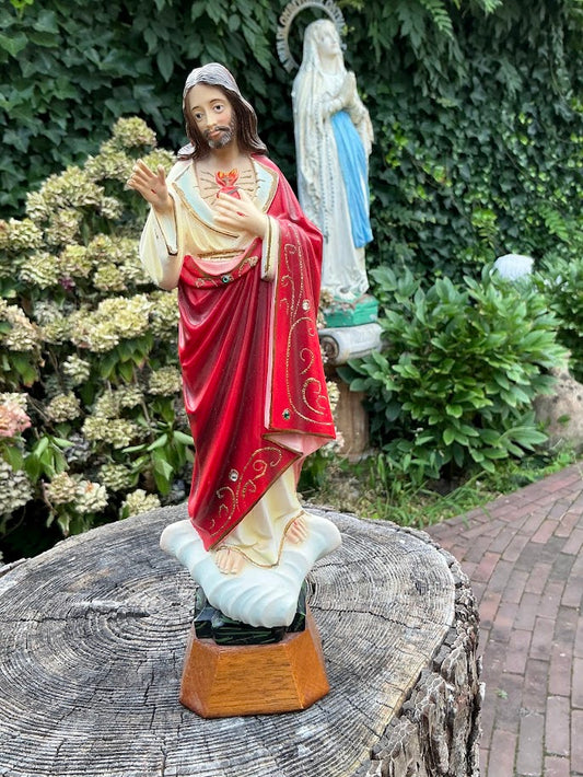 Sereen Heiligenbeeld Jezus heilig hart