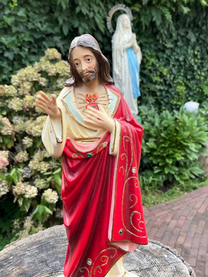 Sereen Heiligenbeeld Jezus heilig hart