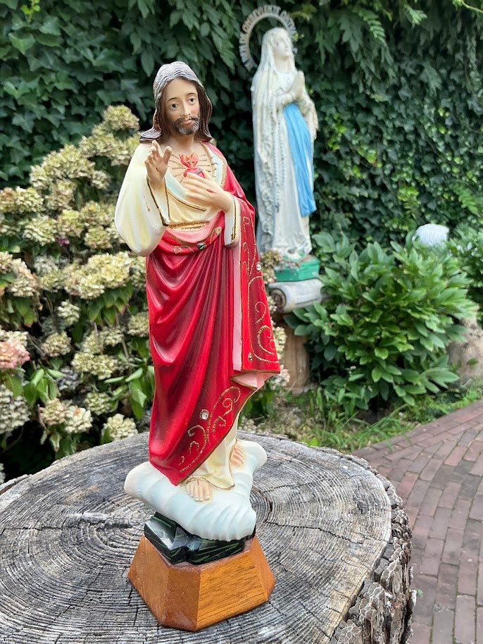 Sereen Heiligenbeeld Jezus heilig hart