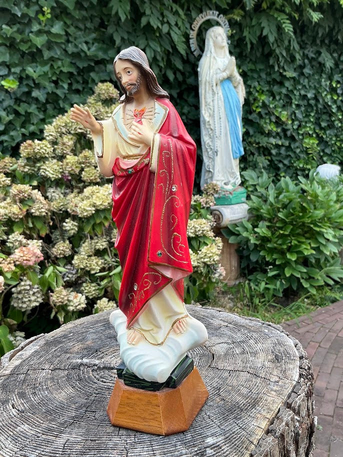 Sereen Heiligenbeeld Jezus heilig hart