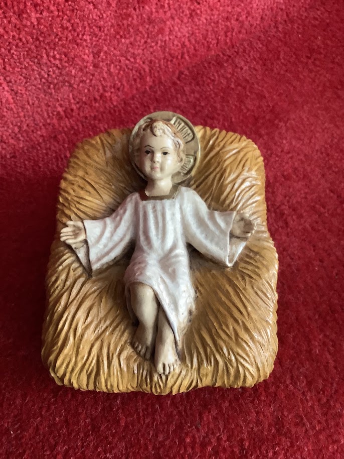 Kerst mooi kindje Jezus in kribbe