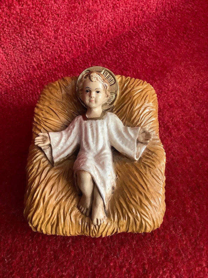 Kerst mooi kindje Jezus in kribbe