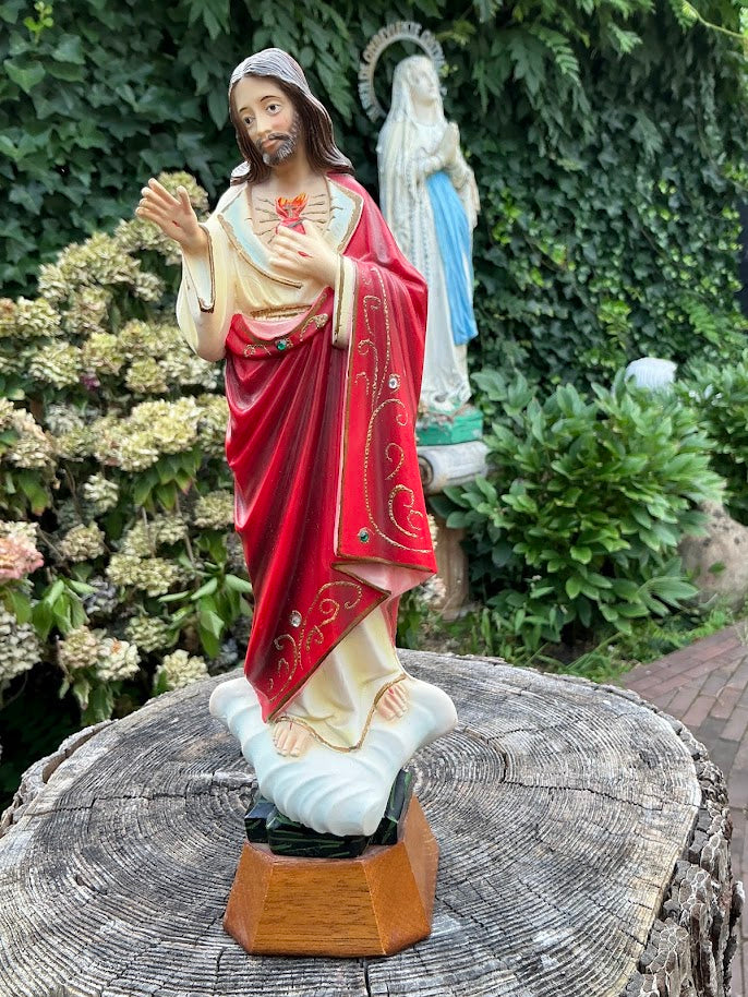 Sereen Heiligenbeeld Jezus heilig hart