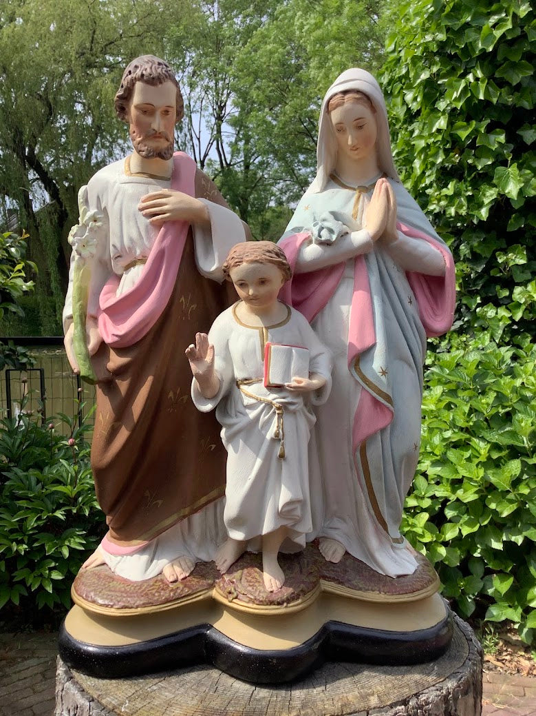 Prachtig heiligenbeeld de Heilige Familie