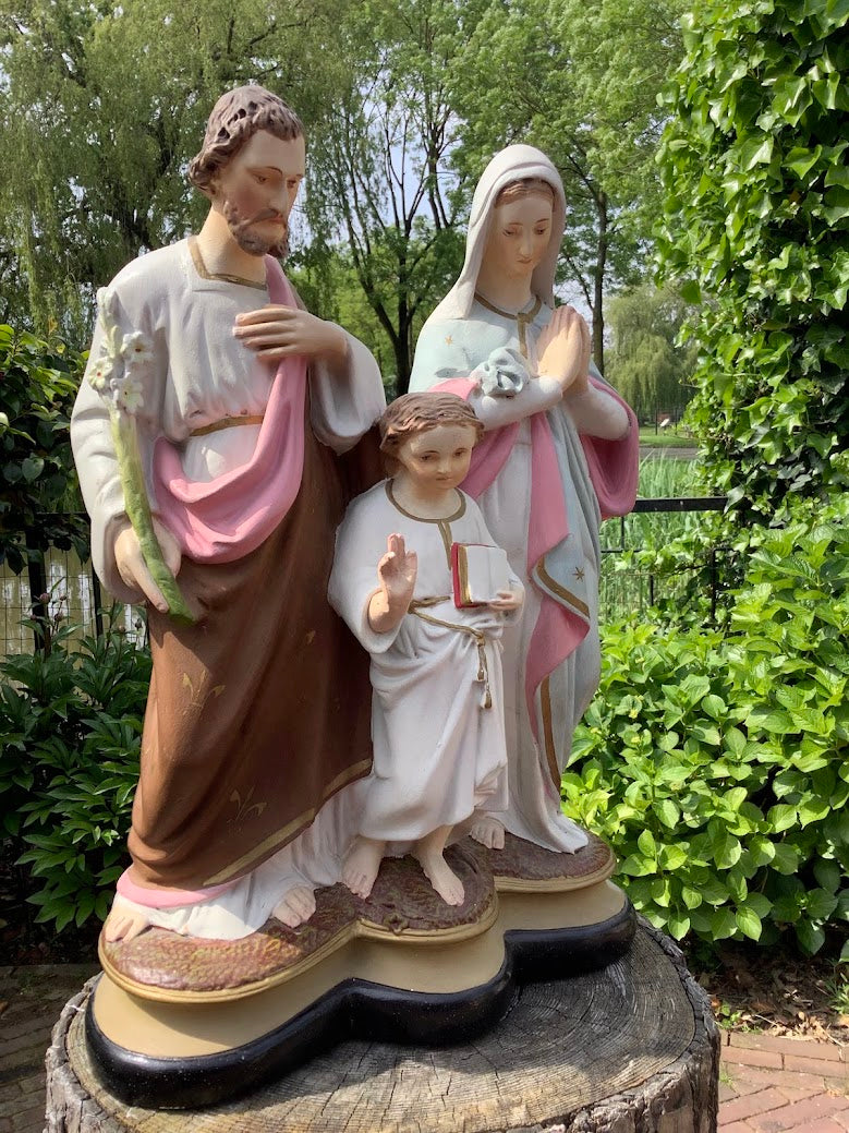 Prachtig heiligenbeeld de Heilige Familie