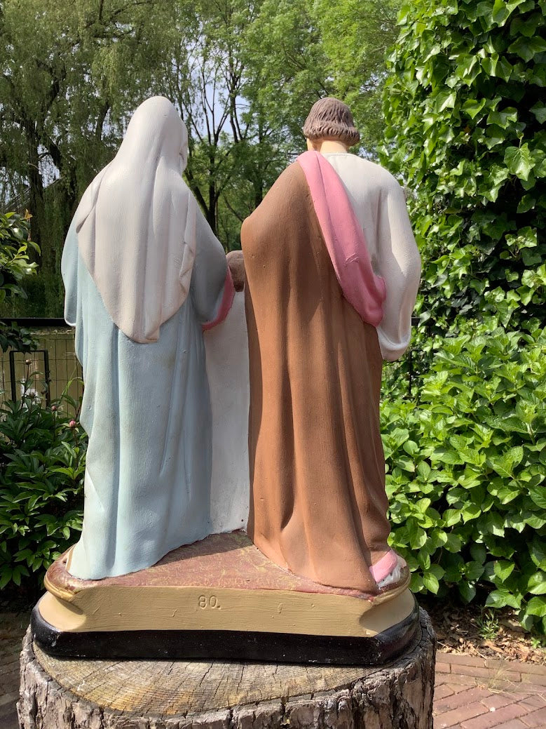 Prachtig heiligenbeeld de Heilige Familie