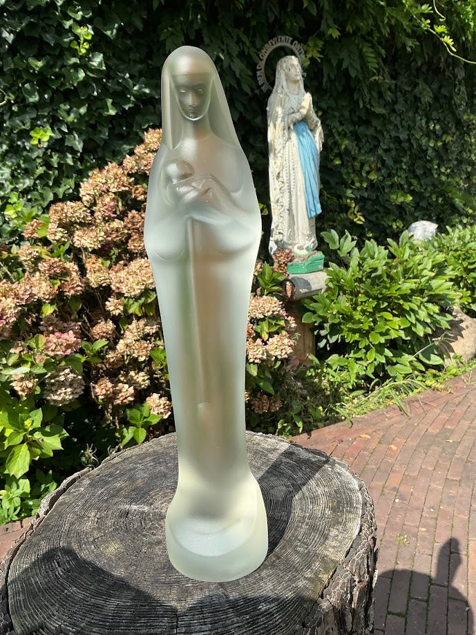 Grote zeldzame Madonna met kindje Steph Uiterwaal 37 cm