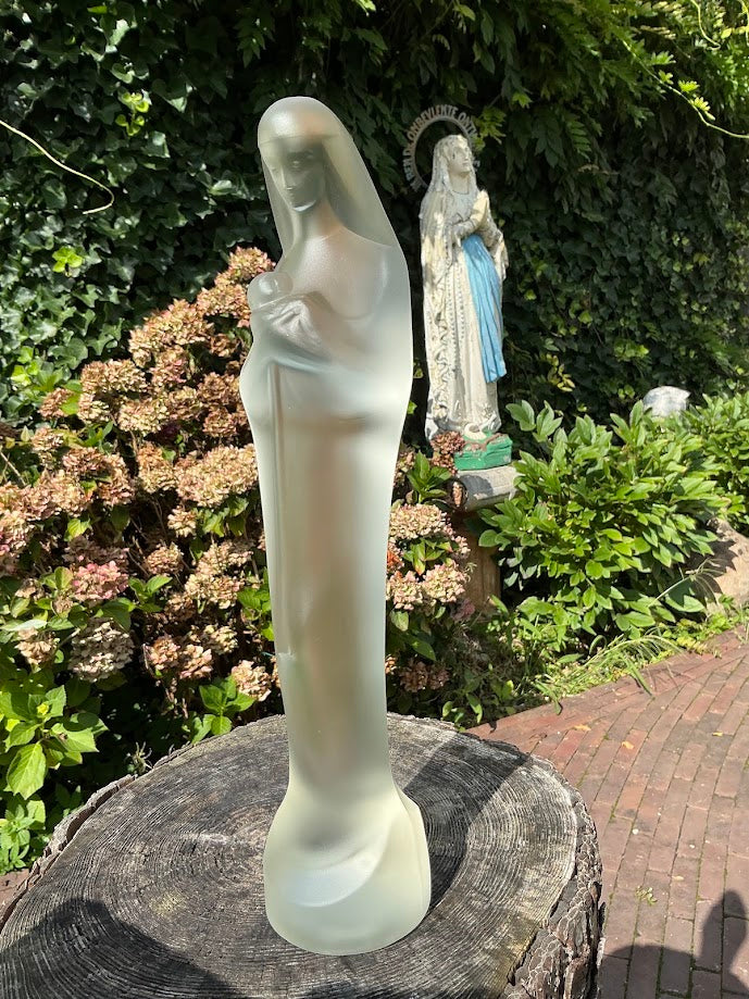 Grote zeldzame Madonna met kindje Steph Uiterwaal 37 cm