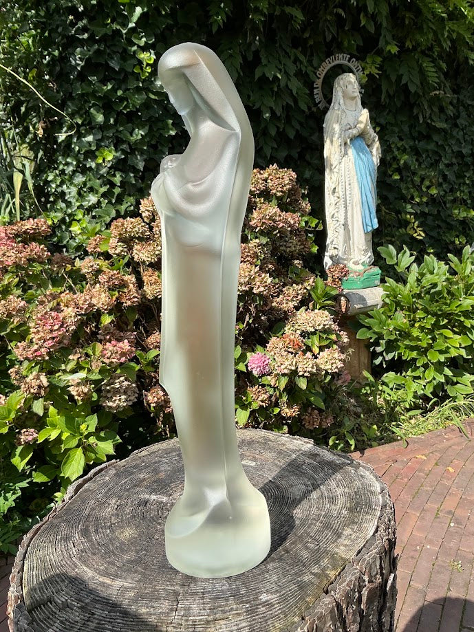 Grote zeldzame Madonna met kindje Steph Uiterwaal 37 cm