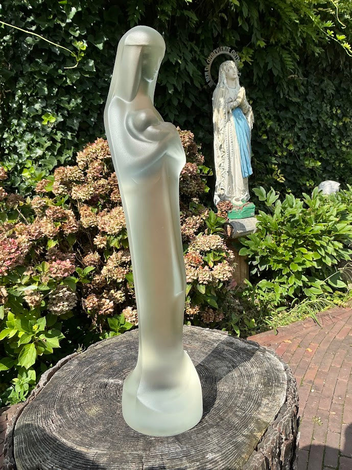 Grote zeldzame Madonna met kindje Steph Uiterwaal 37 cm