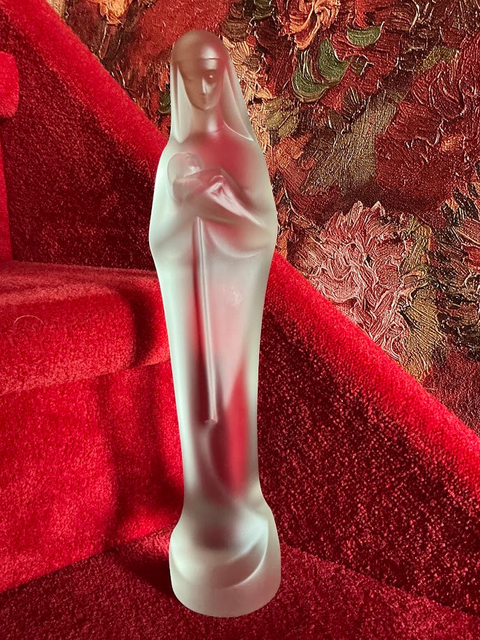 Grote zeldzame Madonna met kindje Steph Uiterwaal 37 cm