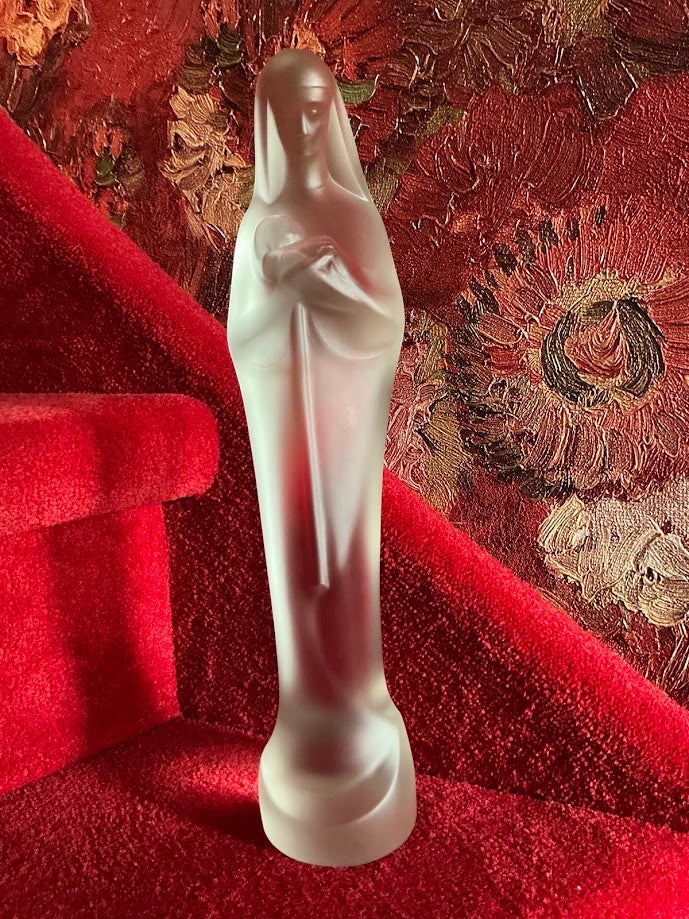 Grote zeldzame Madonna met kindje Steph Uiterwaal 37 cm