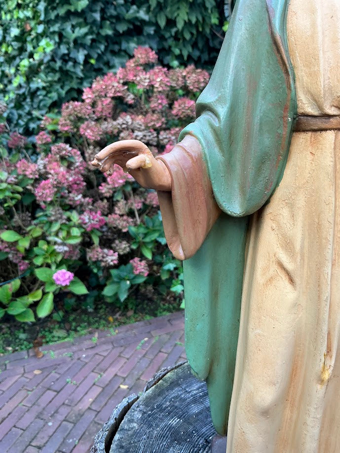 Wunderschöne Heiligenfigur Herz-Jesu-Jesus Jan Verdonck
