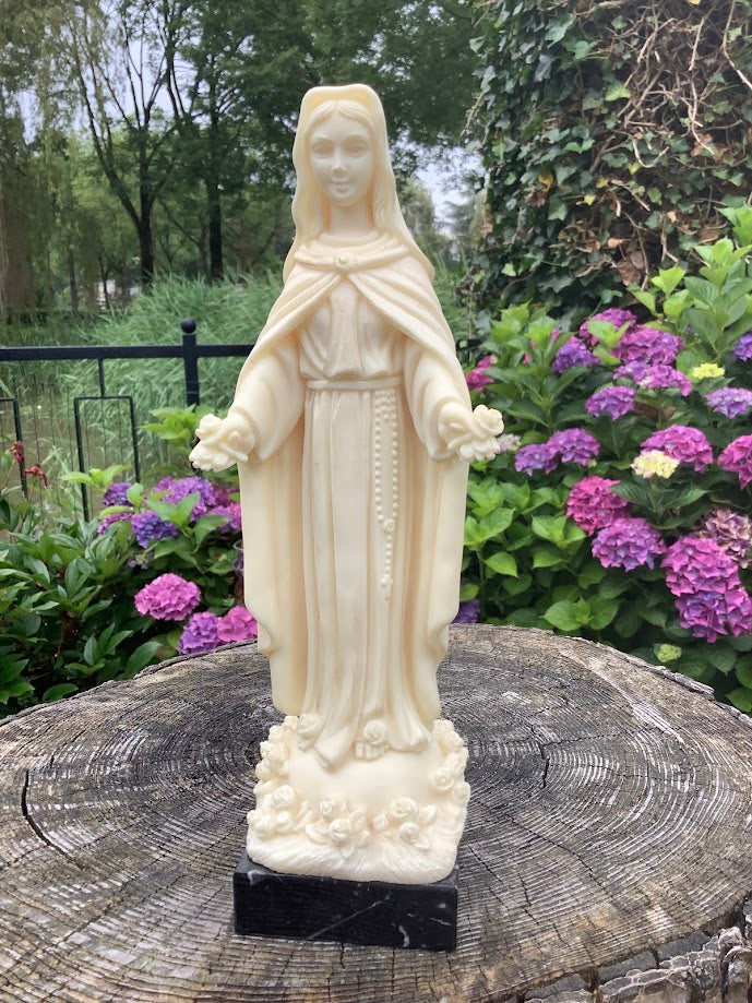 Beautiful Statue of Mary, Madonna of the Rose